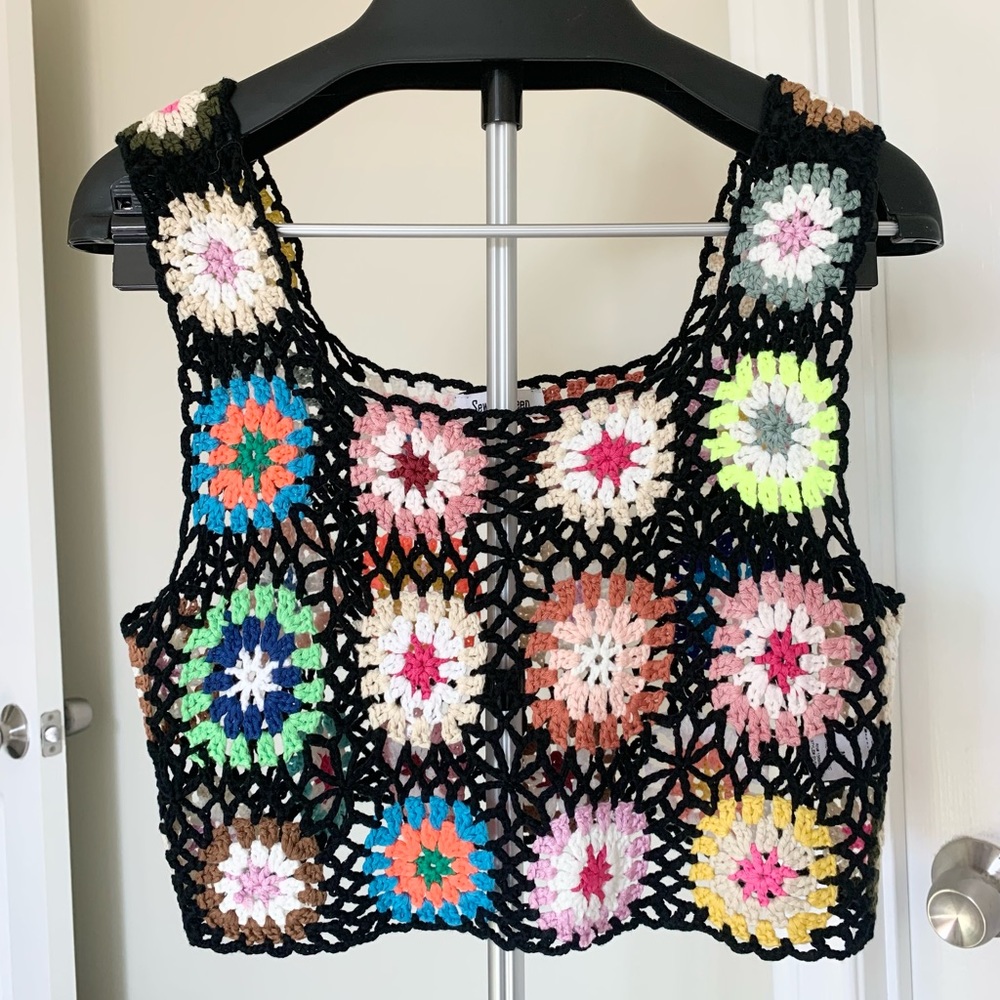 Sewn & Seen Crochet Crop Top